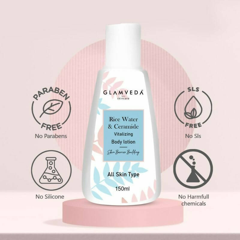 Glamveda Korean Rice Water & Ceramide Vitalizing Body Lotion