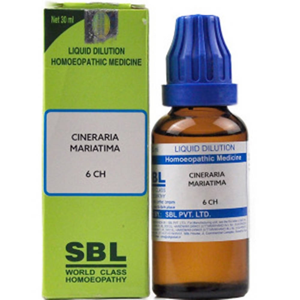 SBL Homeopathy Cineraria Mariatima Dilution 6 CH
