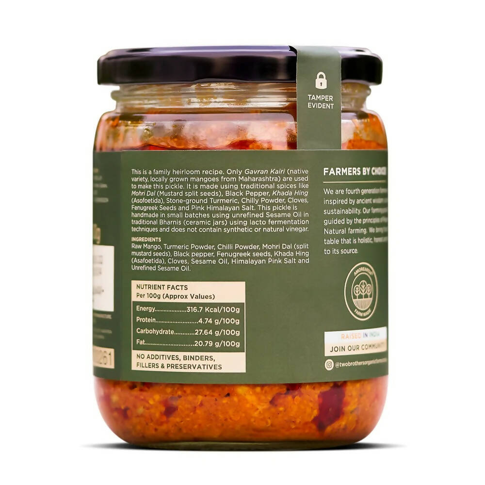 Two Brothers Organic Farms Spicy Mango Pickle