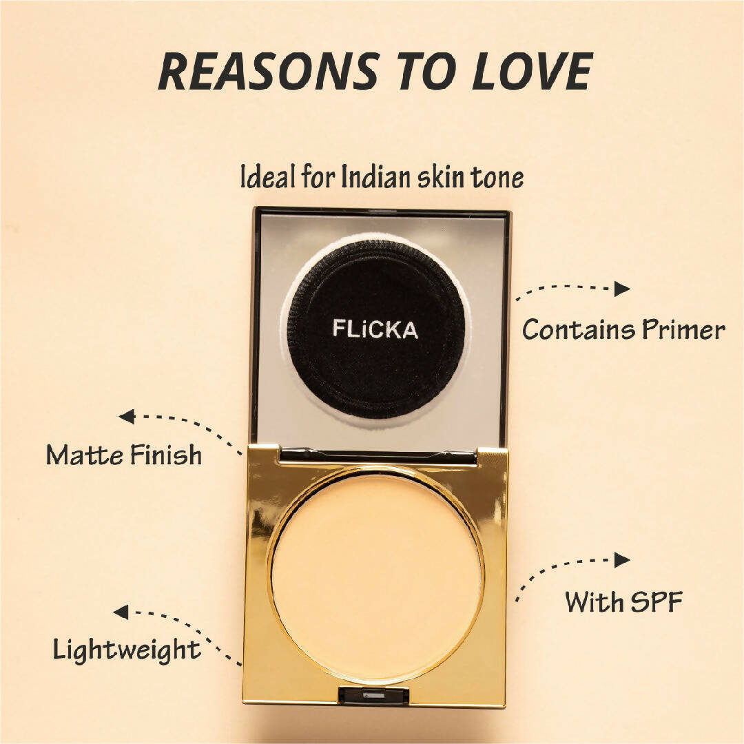 Flicka Cover To Conquer Compact - Walnut
