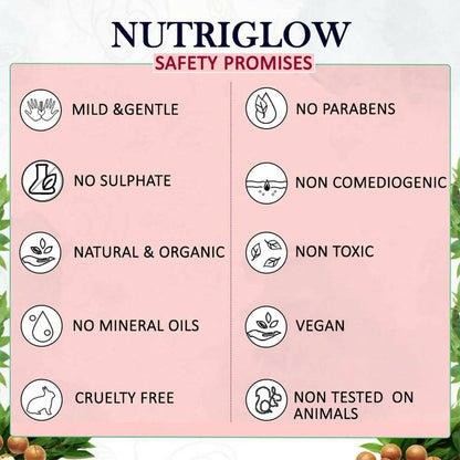 NutriGlow NATURAL'S English Rose Shower Gel With Mulberry Extract For Long Lasting Freshness