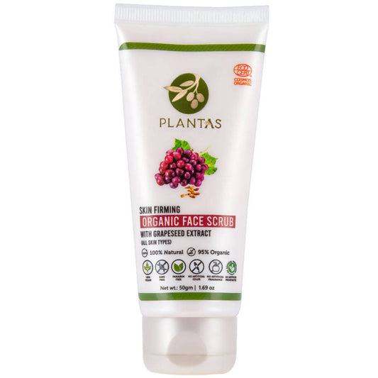 Plantas Skin Firming Organic Face Scrub - BUDNE