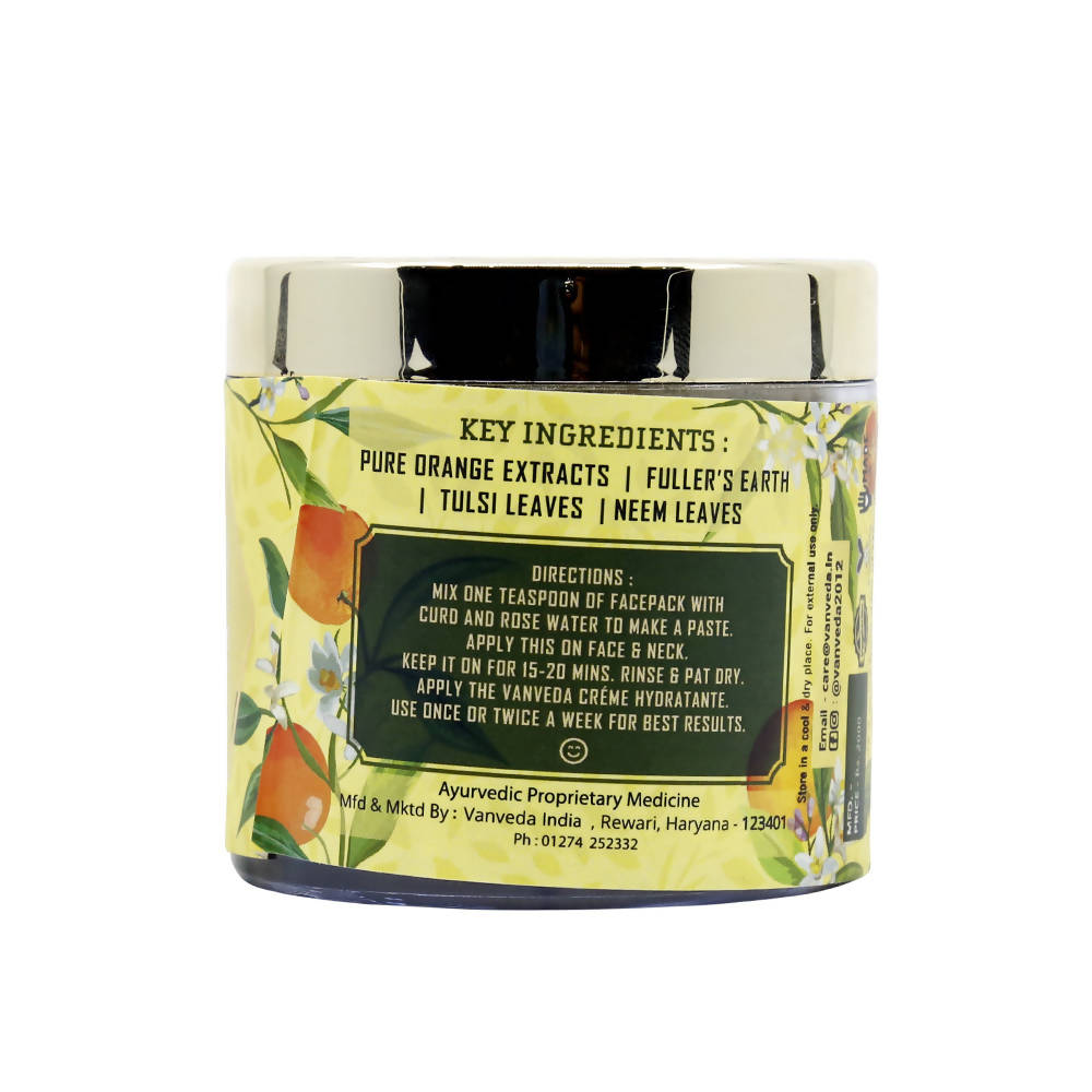 Vanveda Citrus Orange Glow Face Pack