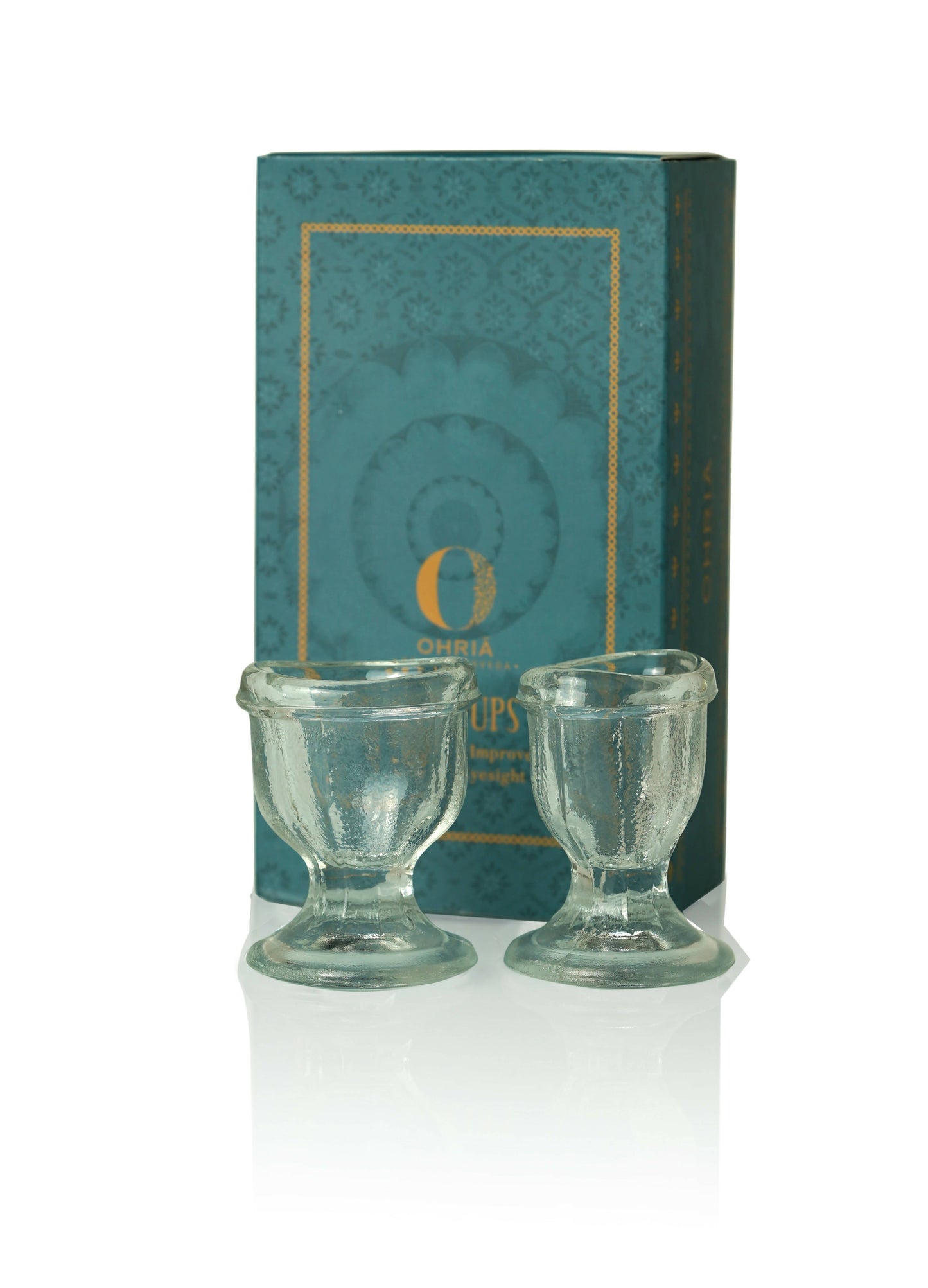 Ohria Ayurveda Glass Eye Cups