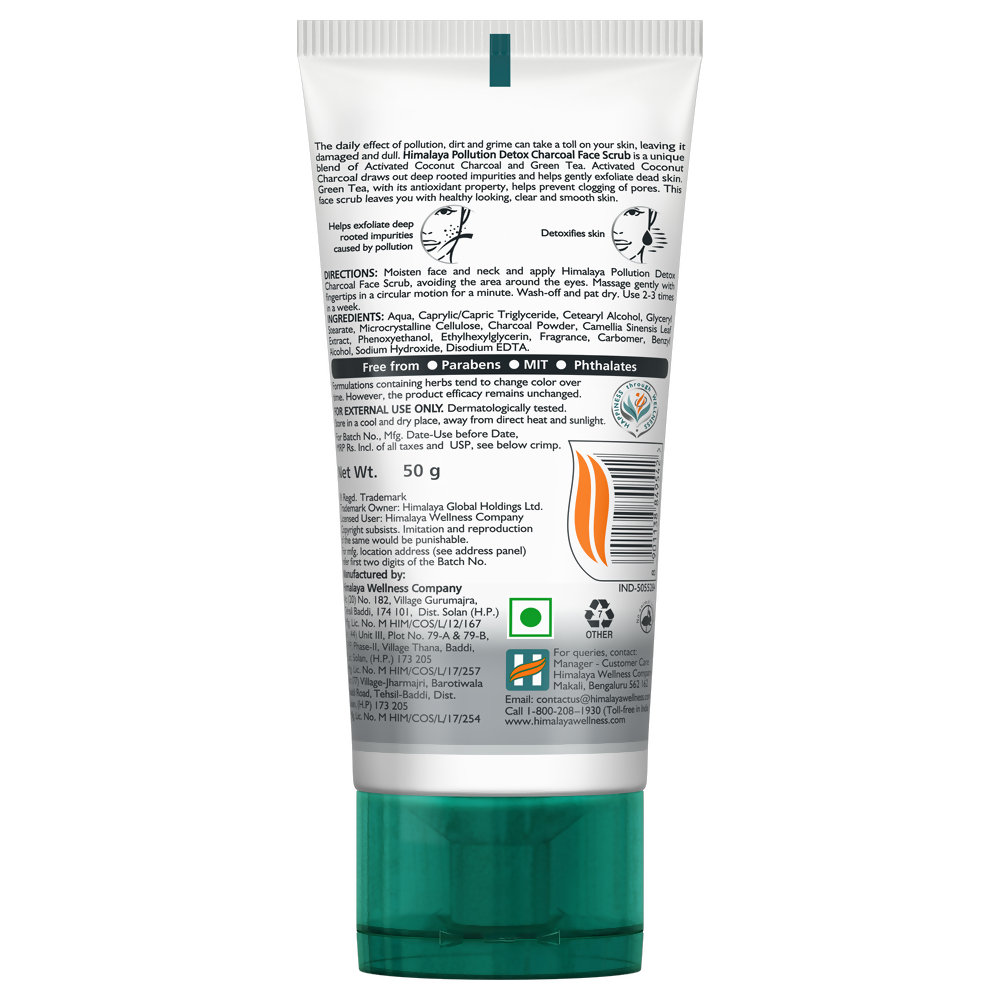 Himalaya Herbals Pollution Detox Charcoal Face Scrub