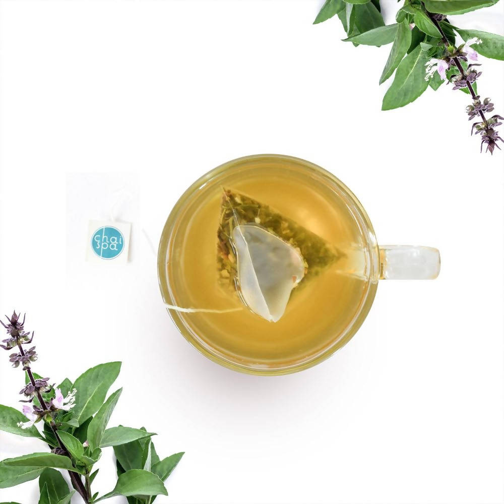 Chai Spa Tulsi Ginger Green Tea