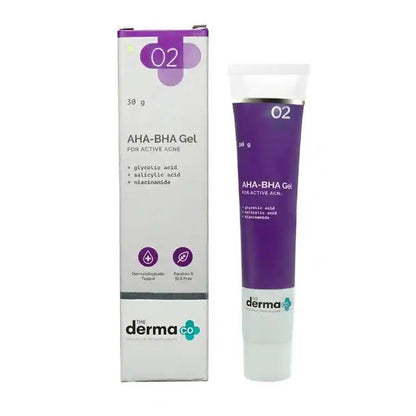 The Derma Co 5% AHA-BHA Gel for Active Acne