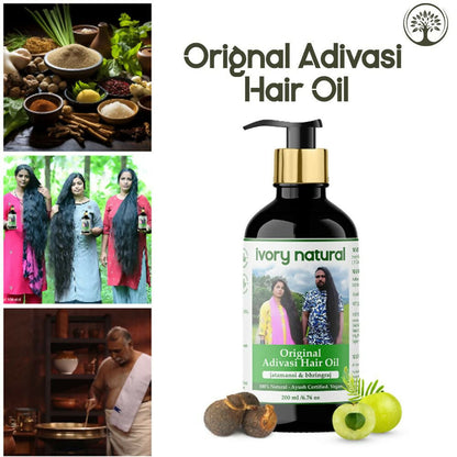 Ivory Natural Adivasi Hair Oil For Growth Of Hair, Hair Strengthening & Nourishment