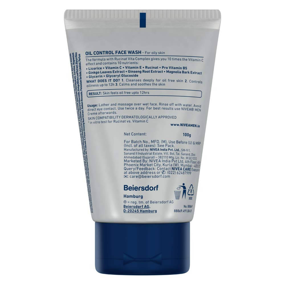 Nivea Men Oil Control Face Wash