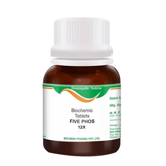 Bio India Homeopathy Five Phos Biochemic Tablets