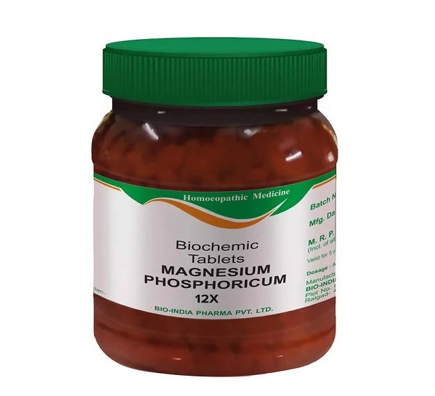 Bio India Homeopathy Magnesium Phosphoricum Biochemic Tablets