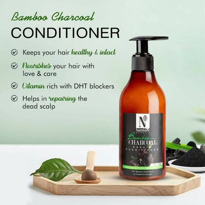 NutriGlow NATURAL'S Bamboo Charcoal Conditioner