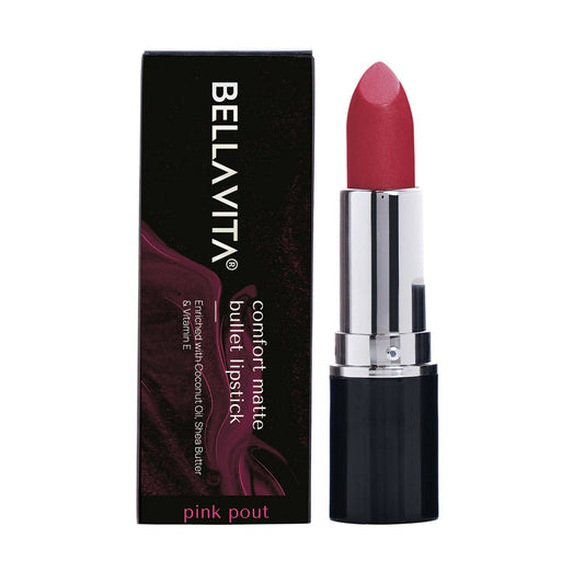 Bella Vita Organic Comfort Matte Bullet Lipstick - Pink Pout