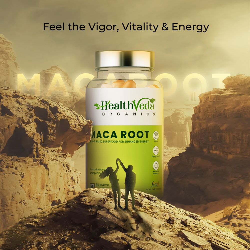 Health Veda Organics Maca Root Capsules