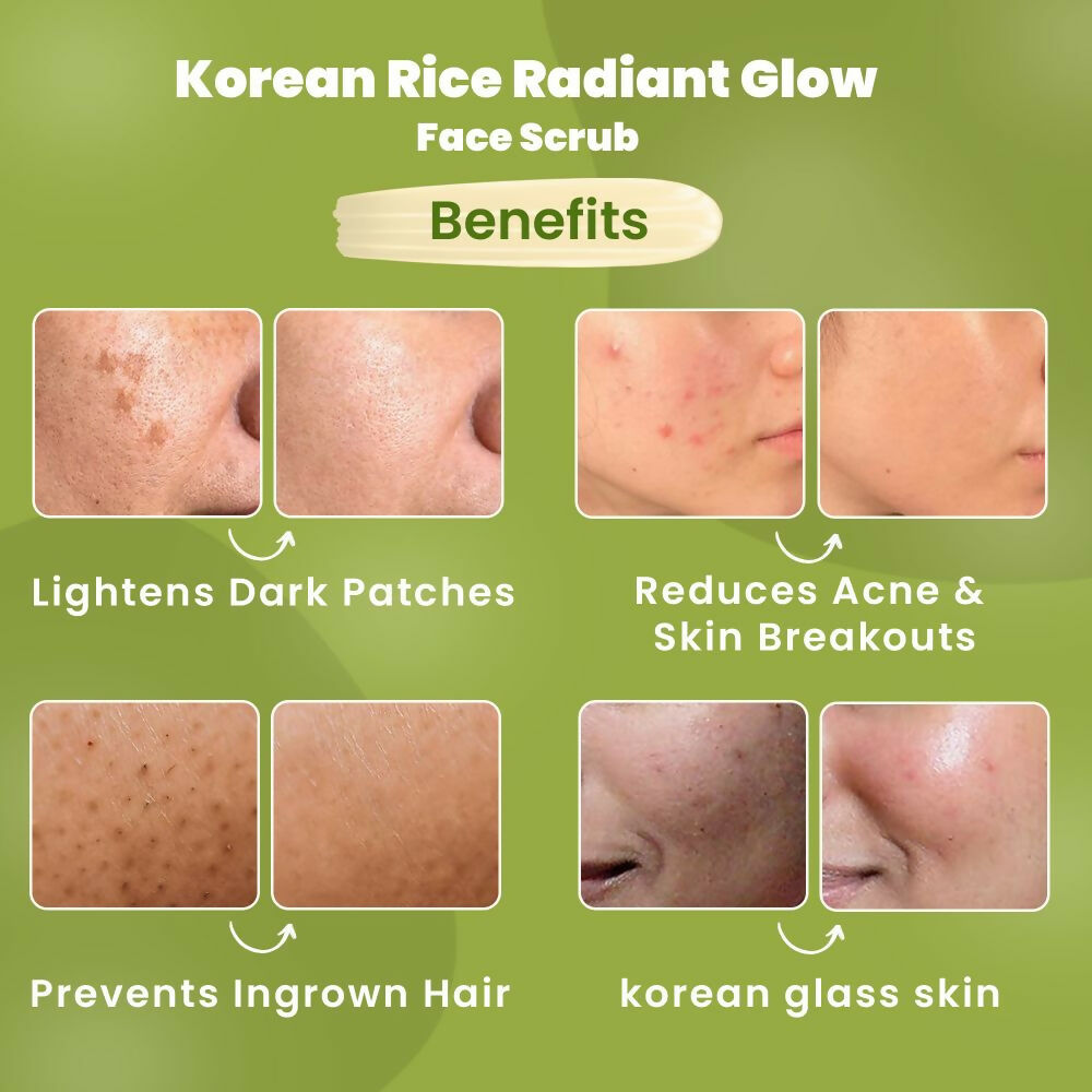 Wild Oak Korean Rice Radiant Glow Face Scrub