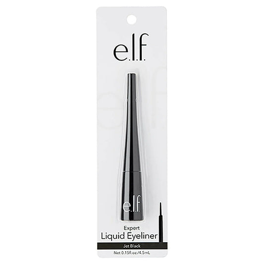 e.l.f. Cosmetics Expert Liquid Eyeliner - Jet Black - BUDNE
