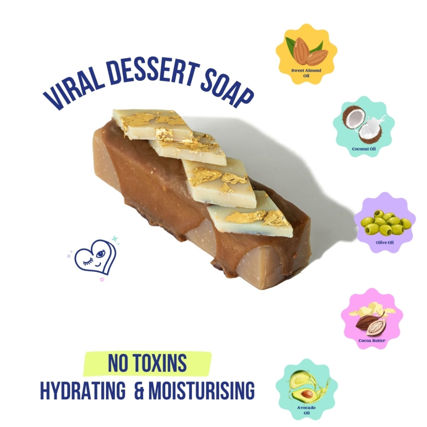 The Sass Bar Kaju Katli Barfi Soap - 120GM