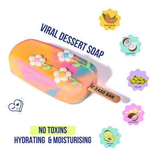 The Sass Bar Gardenia Bloom Popsicle Soap - 100GM