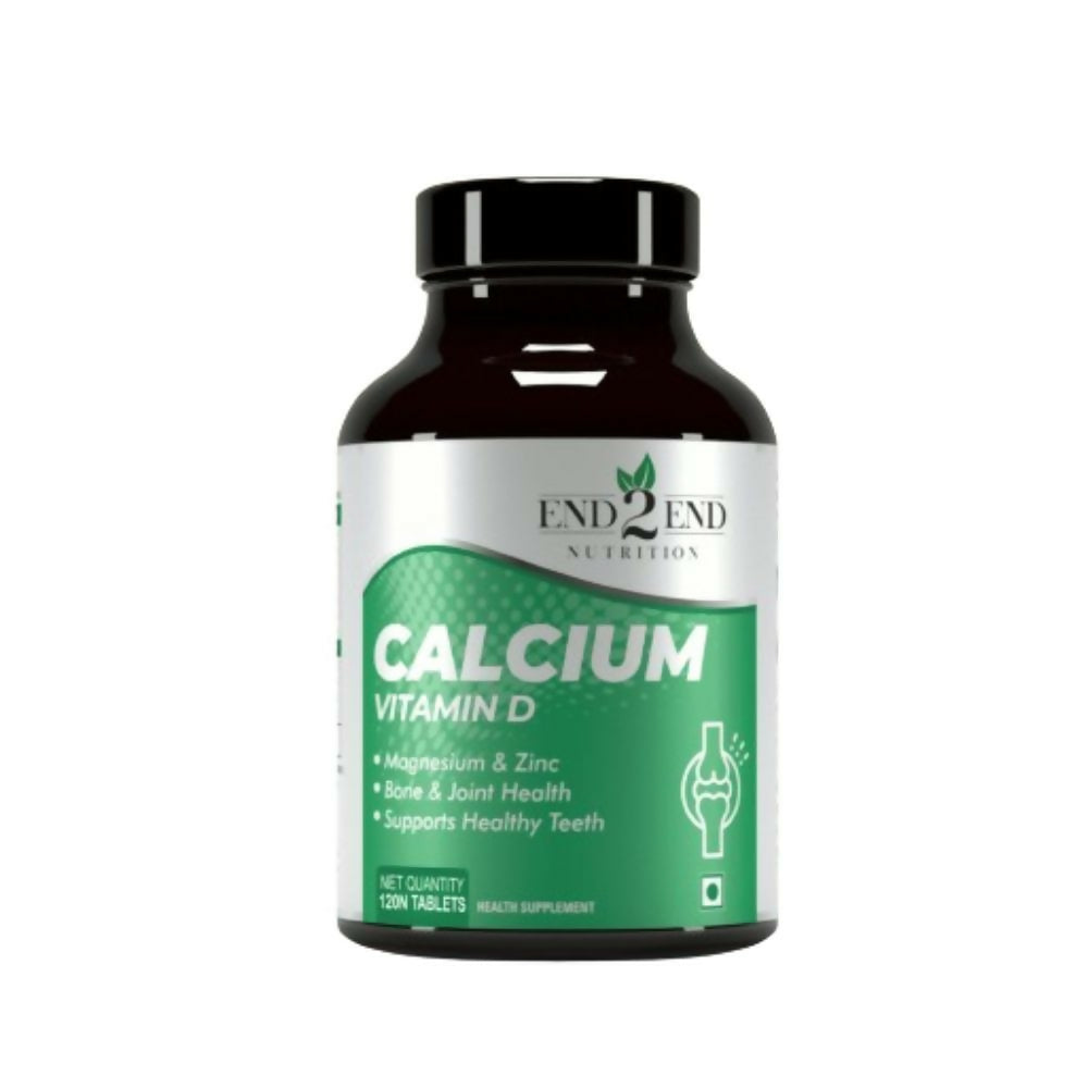 End2End Nutrition Calcium Vitamin D Tablets