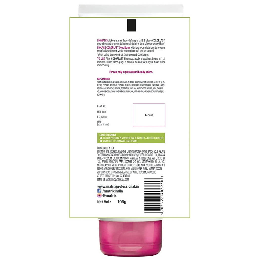 Matrix Biolage Colorlast Color Orchid Conditioner