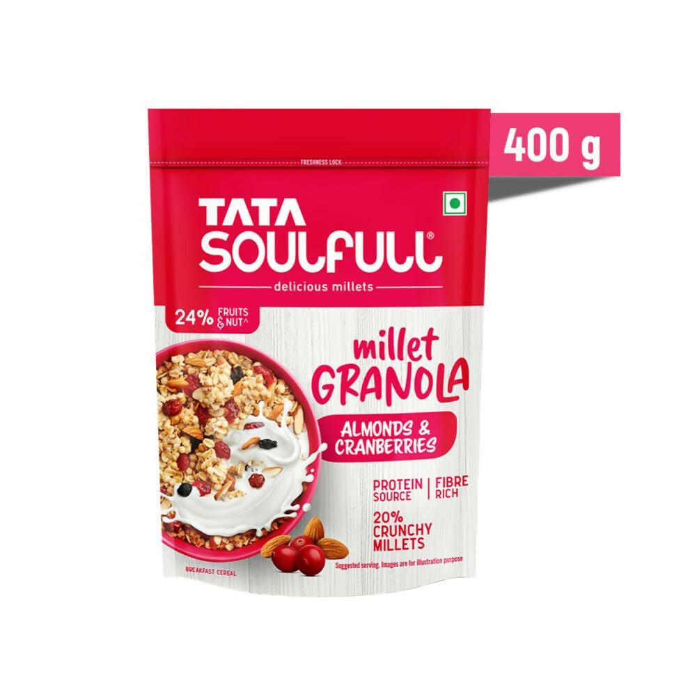 Tata Soulfull Millet Granola (Almonds & Cranberries)