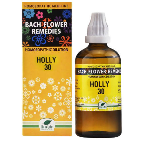 New Life Homeopathy Bach Flower Remedies Holly Dilution