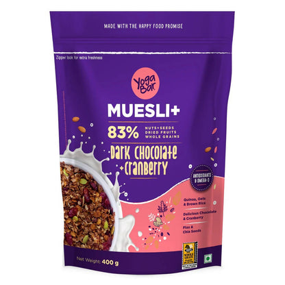 Yoga Bar Dark Chocolate + Cranberries Muesli