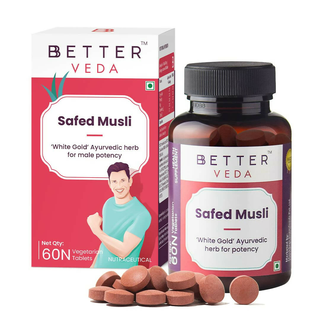 BBETTER Veda Safed Musli Powder Tablets -  USA 