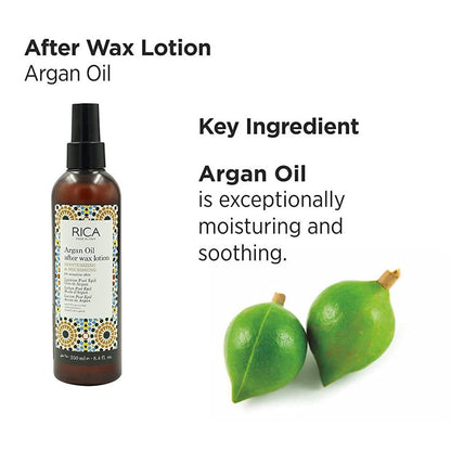 Rica Argan Oil After Wax Lotion for Sensitive Skin
