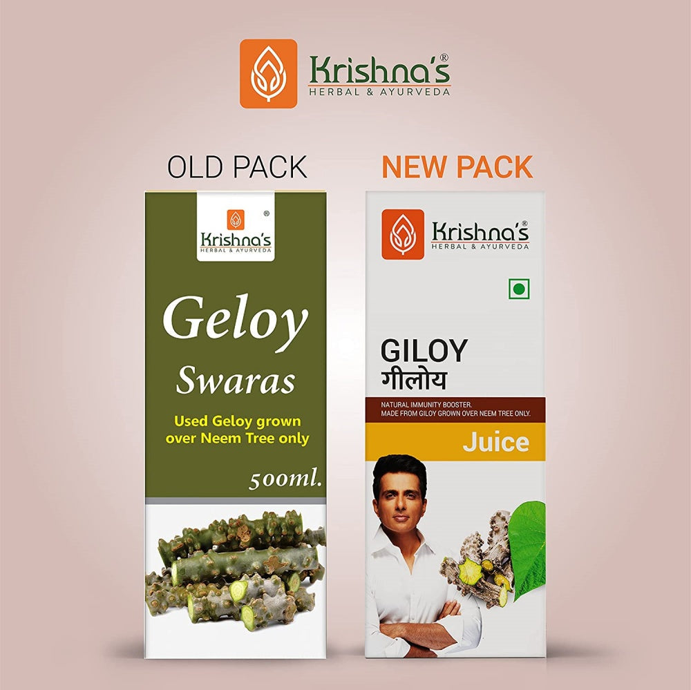 Krishna's Herbal & Ayurveda Giloy Juice / Geloy Swaras Immunity Booster