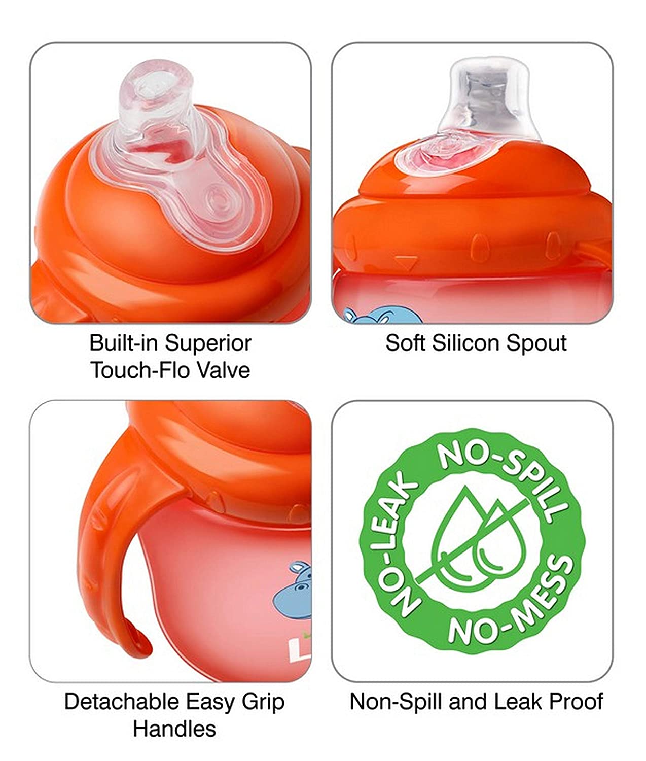 LuvLap Moby Little Sipper/ Sippy Cup Combo