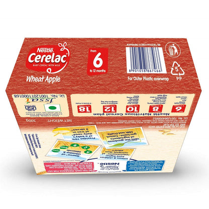 Nestle Cerelac Baby Cereal With Milk - Wheat Apple