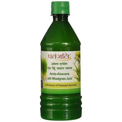 Patanjali Amla Aloevera with Wheat Grass Juice