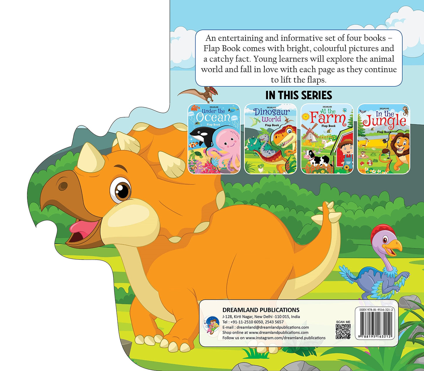 Dreamland Flap Book- Dinosaur World