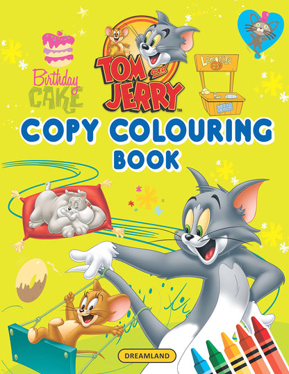 Dreamland Tom and Jerry Copy Colouring Book for Kids