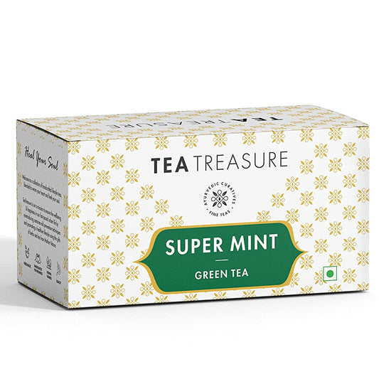Tea Treasure Super Mint Green Tea Bags - buy in USA, Australia, Canada