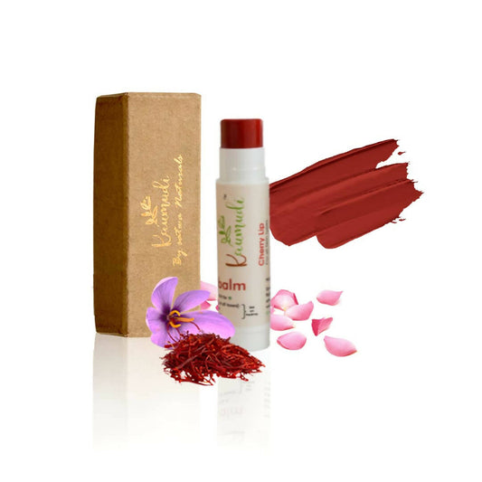 Kaumudi Handmade & 100% Natural 3in1 Lip Balm - Cherry Lip -  USA 