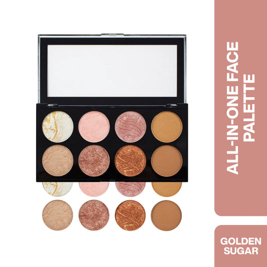 Makeup Revolution Ultra Blush and Contour Palette - Golden Sugar