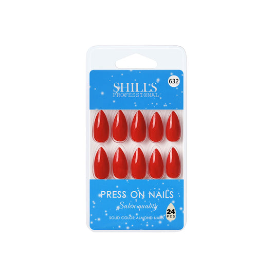 Shills Professional Reusable Press On Nails Almond - SPN632