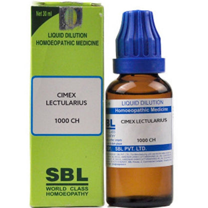 SBL Homeopathy Cimex Lectularius Dilution 1000 CH