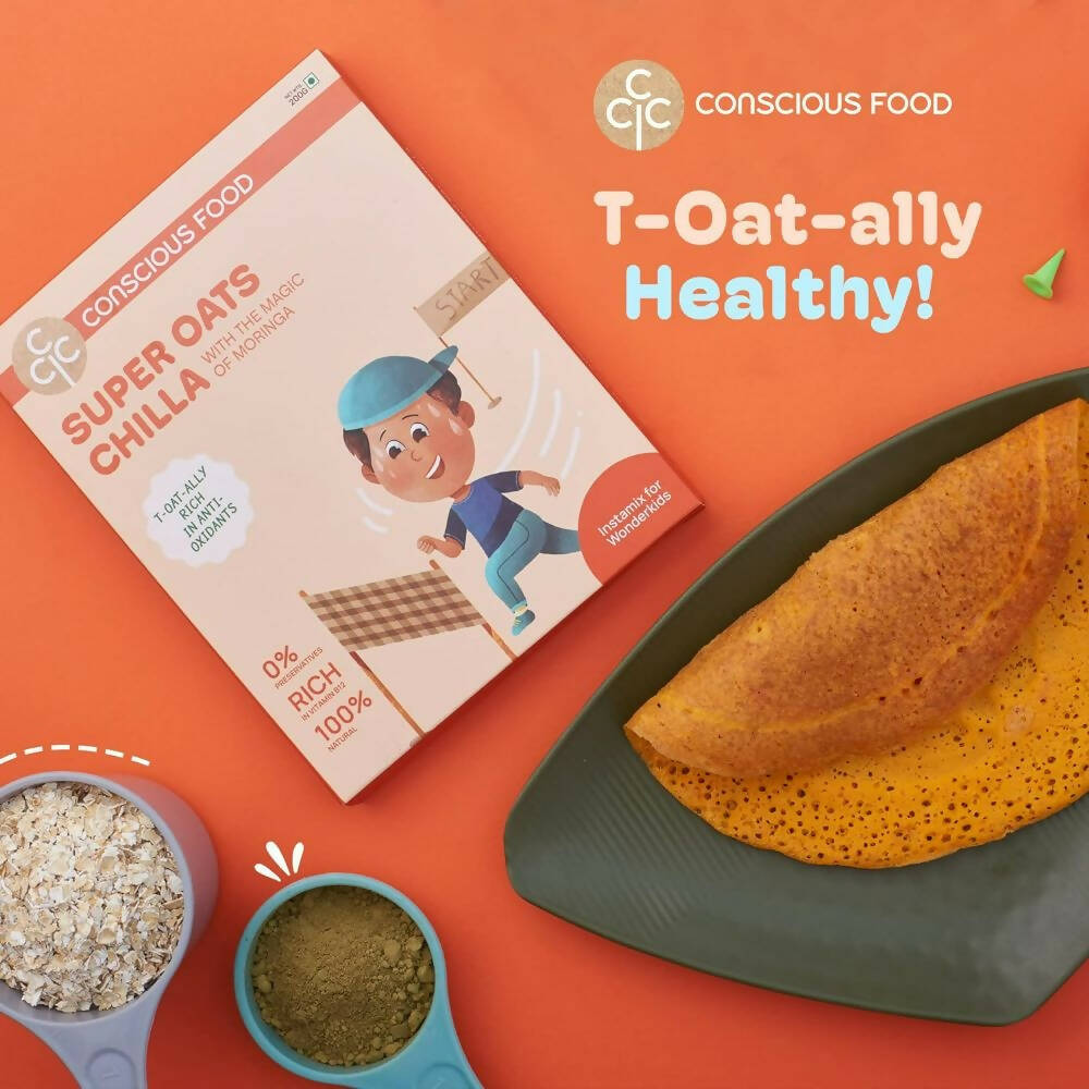 Conscious Food Super Oats Chilla