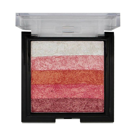 Fashion Colour Shimmer Brick & Blusher 2 in 1 Glow Bronzer Powder-shade 01 - 100GM