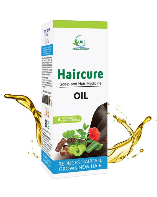 Cure Herbal Remedies Haircure Scalp and Hair Medicine Oil - buy in usa, australia, canada 