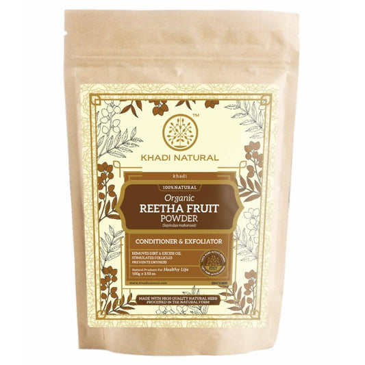 Khadi Natural Organic Reetha Fruit Powder