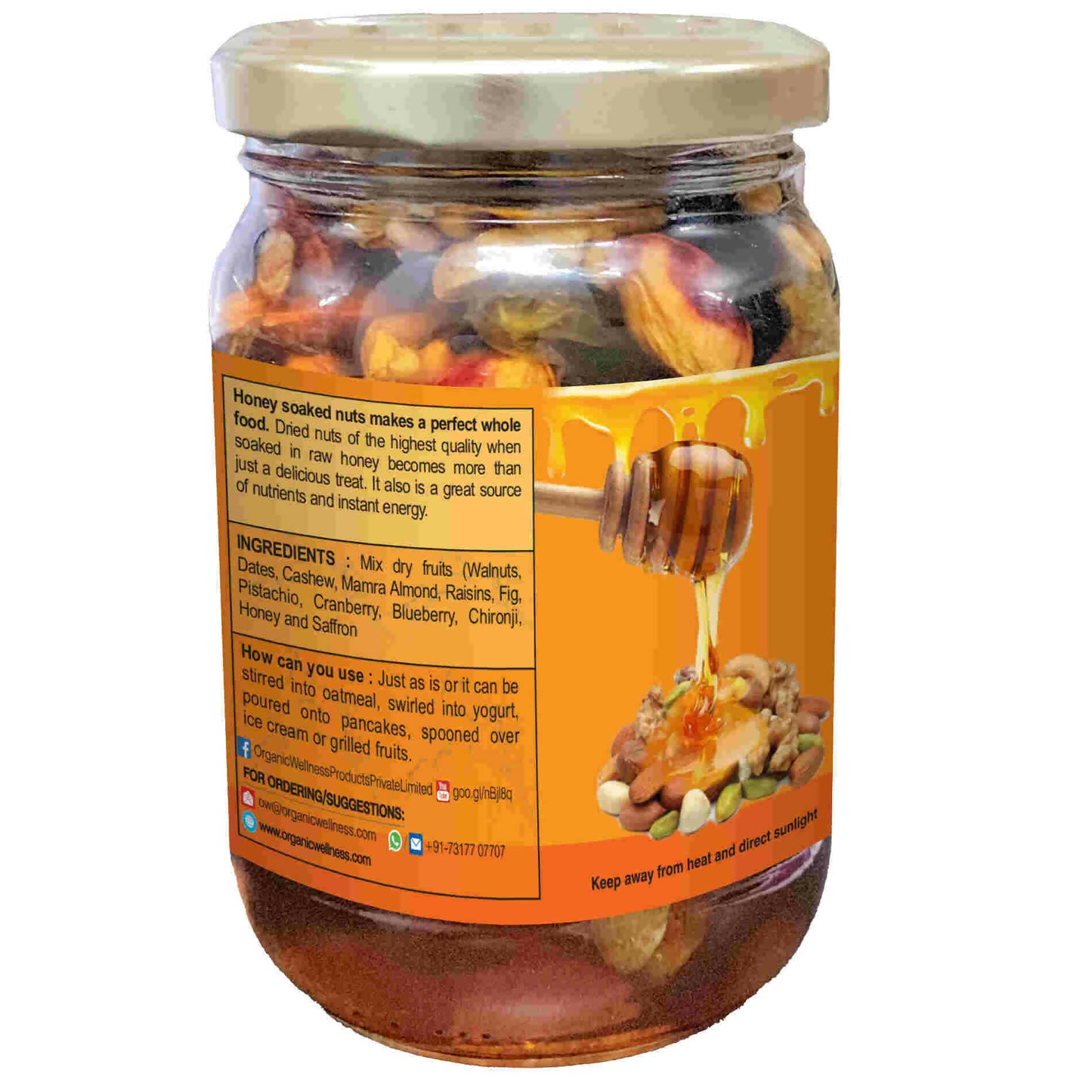 Organic Wellness Dry Fruits with Honey