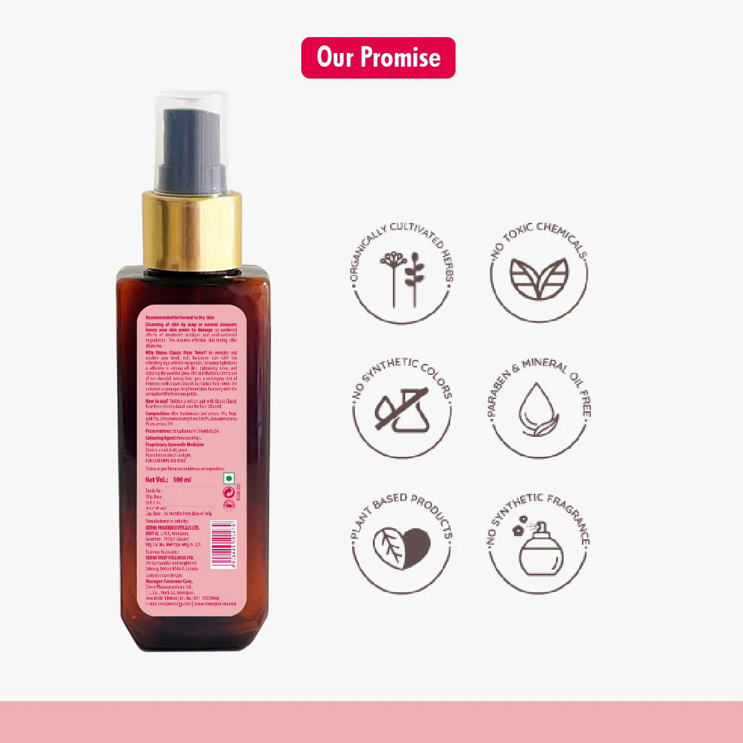 Ozone Classic Rose Toner