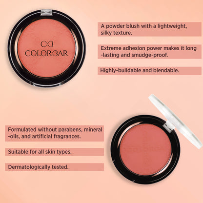 Colorbar Cheekillusion Blush New Sweet Scarlet