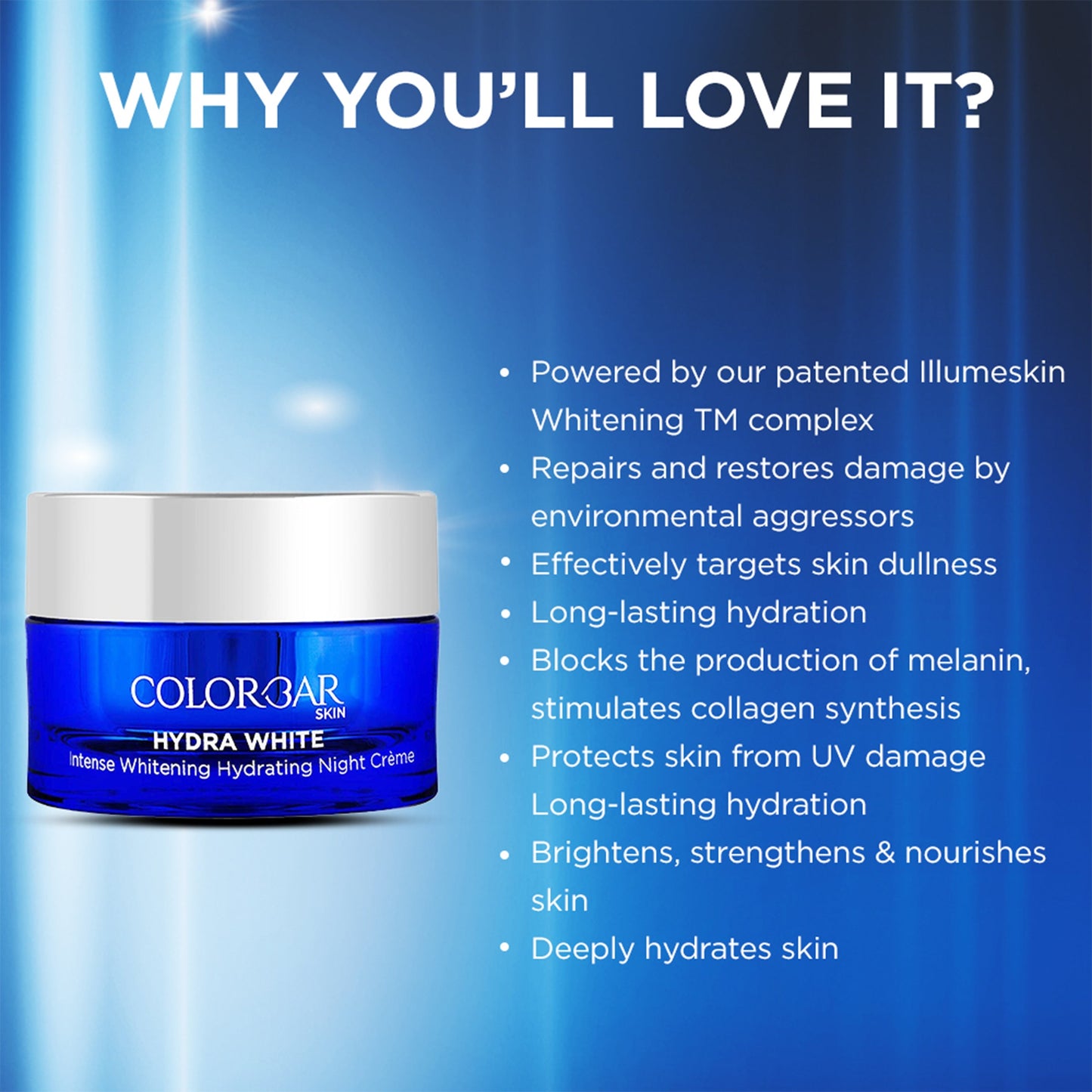 Colorbar Hydra White Intense Whitening Night Cream