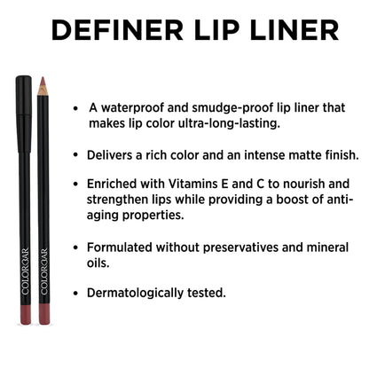 Colorbar Definer Lip Liner New Clear Red