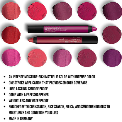 Colorbar Matte Me As I Am Lip Color New Sabotage-[002]